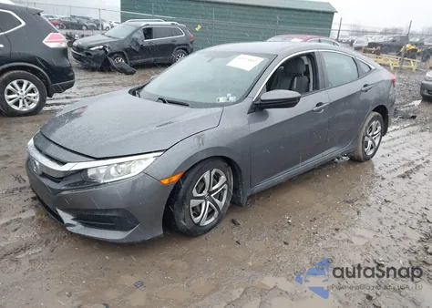 2017 Honda Civic Lx из США, поврежденный, VIN 2HGFC2F55HH574358